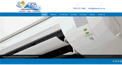 Desktop Screenshot of airprof.co.za
